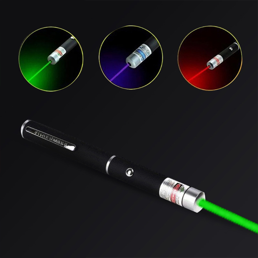 3 Packs 1000 Meters  Laser Pointer Pen Green Blue Red Light Visible Beam