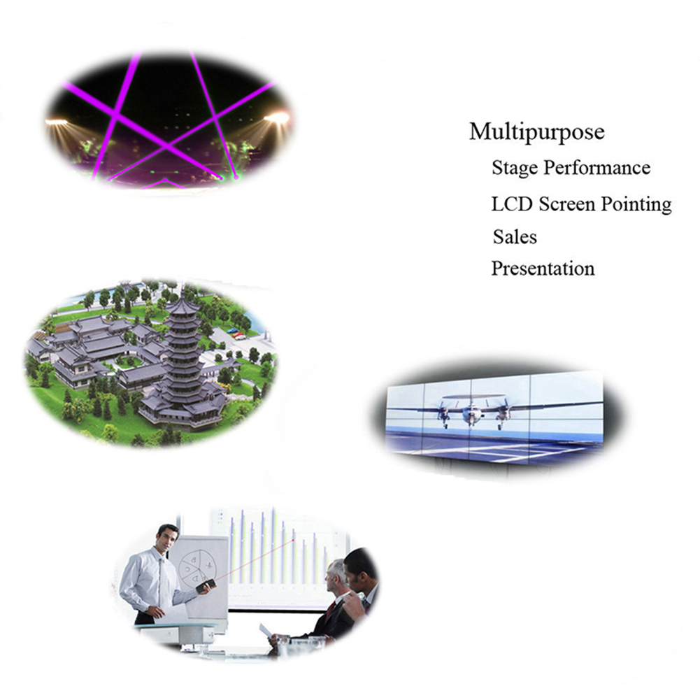 3 Packs 1000 Meters  Laser Pointer Pen Green Blue Red Light Visible Beam